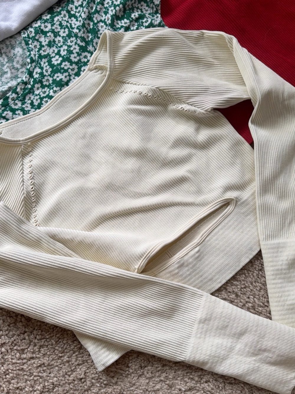 Lucky Brand Kids Mixed Tops — Orange, Red, Green, White, Black, Cream - Picture 2 of 3